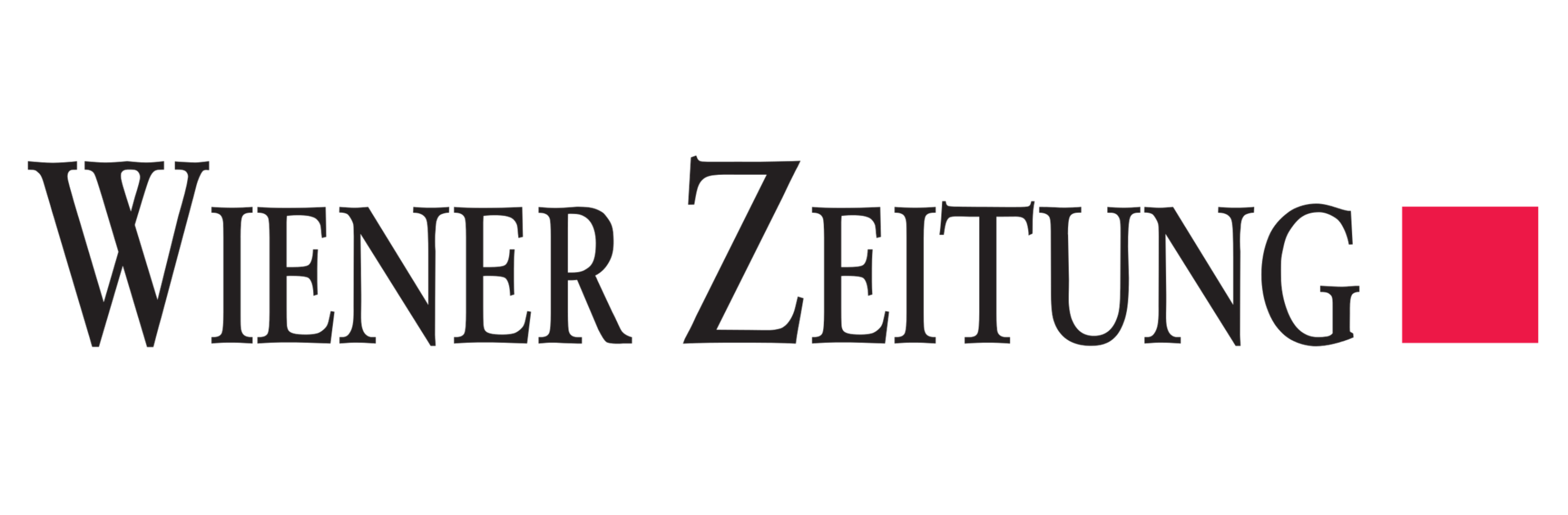 presse-wiener-zeitung, Pressartikel zu Kuscheltherapie in Wien, Logo